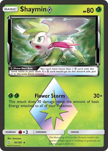 Sun & Moon Team Up 10/181 Shaymin Prism Star