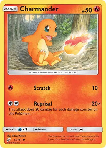 Sun & Moon Team Up 11/181 Charmander Common