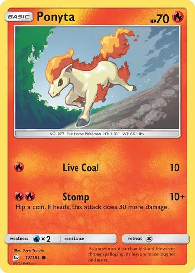 Sun & Moon Team Up 17/181 Common Ponyta