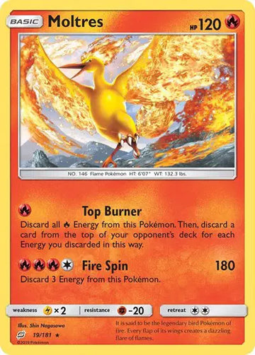 Sun & Moon Team Up 19/181 Moltres