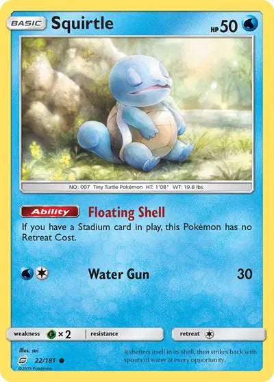 Sun & Moon Team Up 22/181 Squirtle Common