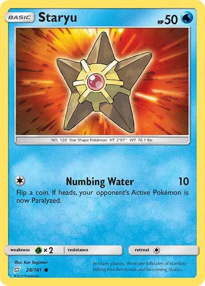 Sun & Moon Team Up Common 28/181 Staryu
