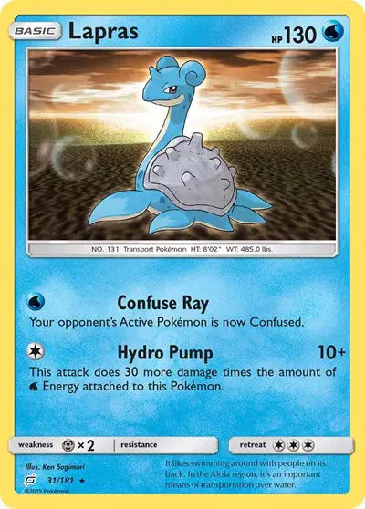 Sun & Moon Team Up 31/181 Lapras