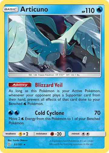 Sun & Moon Team Up 321/181 Articuno