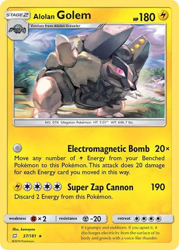 Sun & Moon Team Up 37/181 Alolan Golem