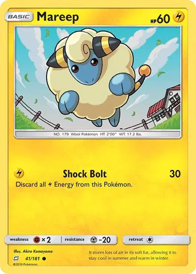 Sun & Moon Team Up Common 41/181 Mareep