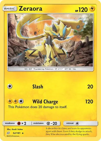 Sun & Moon Team Up 52/181 Zeraora