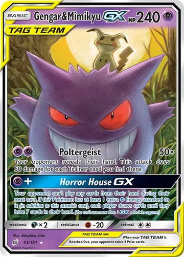 Team Up 53 Gengar & Mimikyu GX