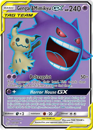Team Up 164 Gengar & Mimikyu GX (Full Art)