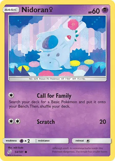 Team Up 54 Nidoran F
