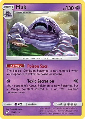 Sun & Moon Team Up 63/181 Muk