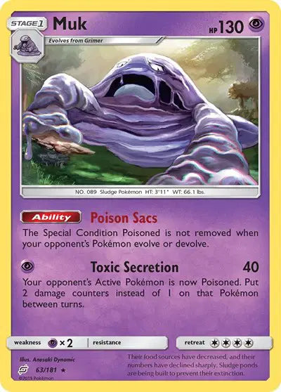 Sun & Moon Team Up 63/181 Muk