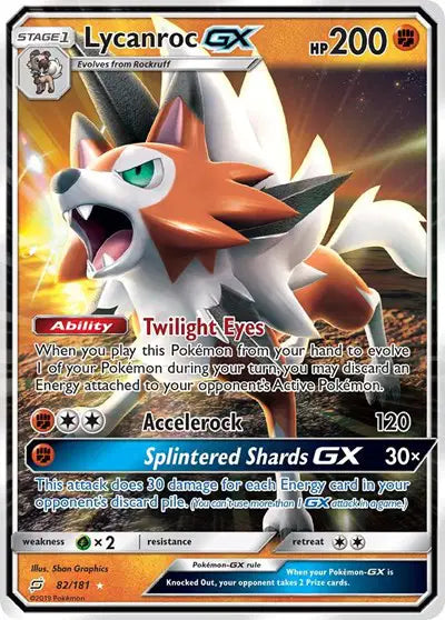 Team Up 82 Lycanroc GX