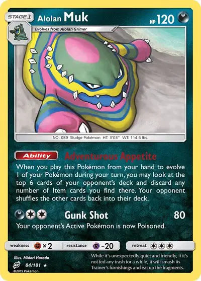 Sun & Moon Team Up 84/181 Alolan Muk