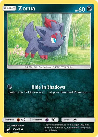 Sun & Moon Team Up Common 90/181 Zorua