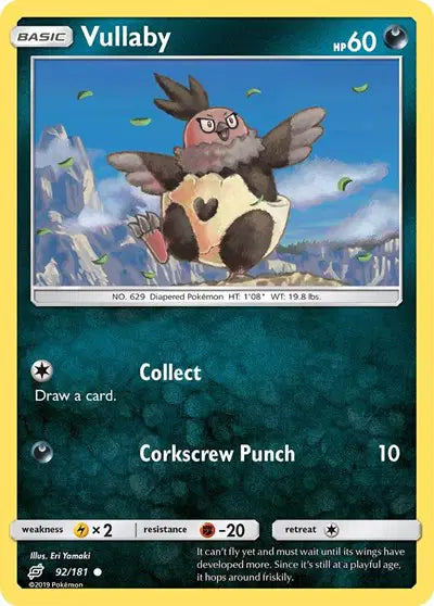 Sun & Moon Team Up Common 92/181 Vullaby
