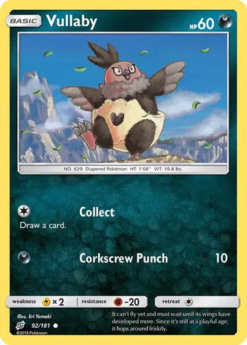 Sun & Moon Team Up Common 92/181 Vullaby