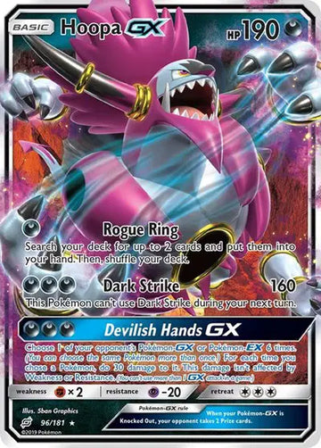 Sun & Moon Team Up 96/181 Hoopa GX