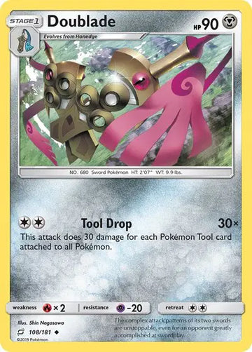Sun & Moon Team Up 108/181 Doublade