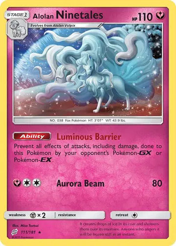 Sun & Moon Team Up 111/181 Alolan Ninetales