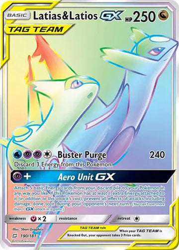 Team Up 190 Latias & Latios GX (Secret)