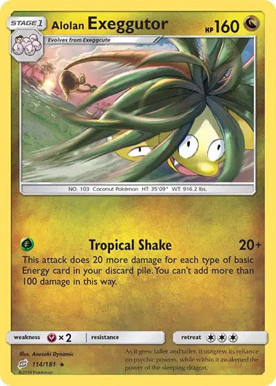 Sun & Moon Team Up 114/181 Alolan Exeggutor