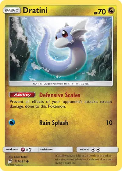 Sun & Moon Team Up Common 117/181 Dratini
