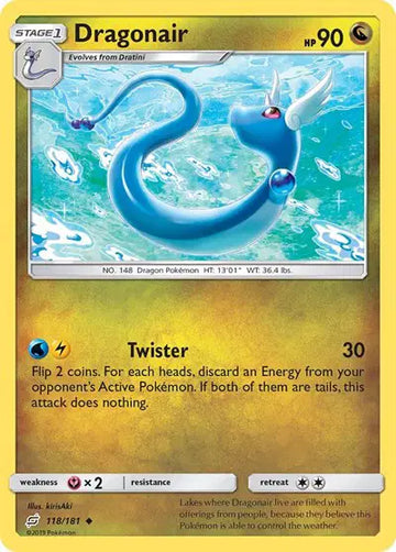 Sun & Moon Team Up Uncommon 118/181 Dragonair