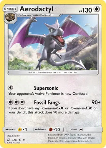 Sun & Moon Team Up 130/181 Aerodactyl