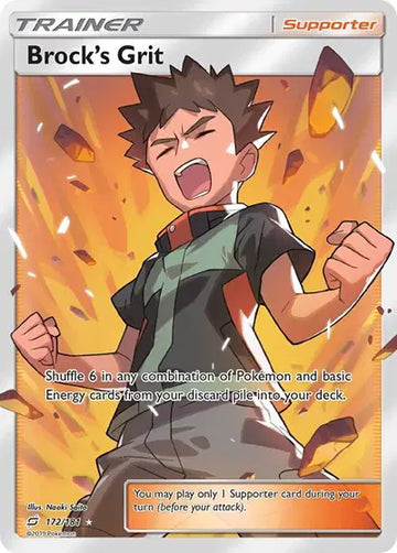 Team Up 172 Brock's Grit (Full Art)