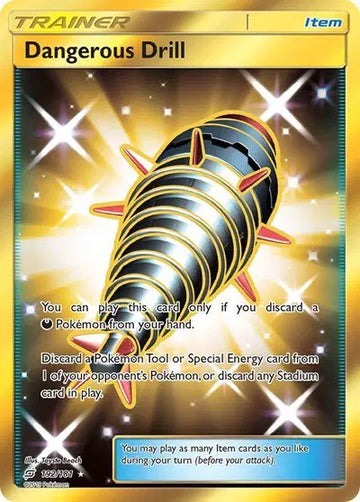Sun & Moon Team Up 192/181 Dangerous Drill (Secret)