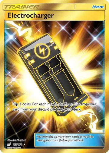 Sun & Moon Team Up 193/181 Electrocharger (Secret)