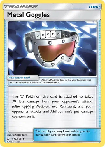 Sun & Moon Team Up 148/181 Metal Goggles