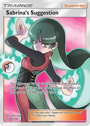 Team Up 181 Sabrina's Suggestion (Full Art)