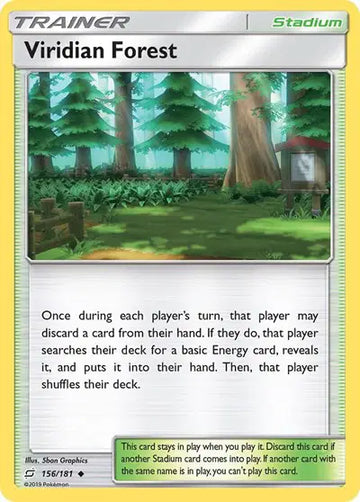 Sun & Moon Team Up 156/181 Viridian Forest