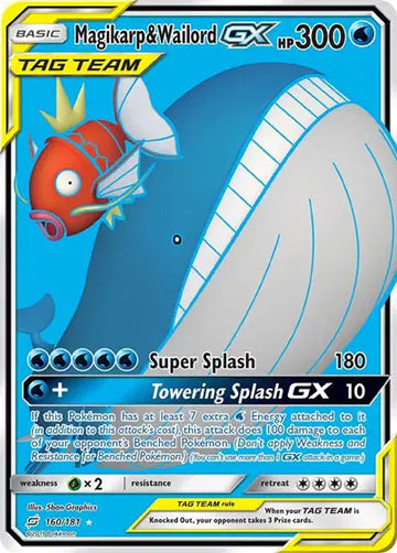 Team Up 160 Magikarp & Wailord GX (Full Art)