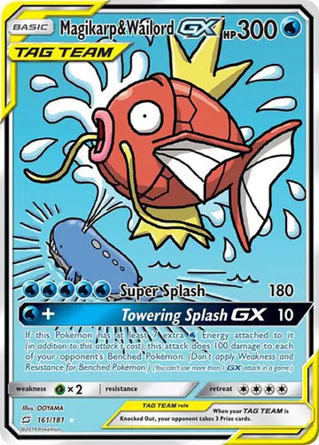 Team Up 161 Magikarp & Wailord GX (Alternate Full Art)