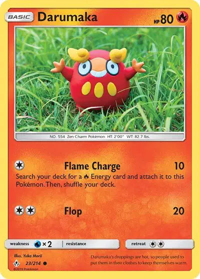 Sun & Moon Unbroken Bonds 23/214 Darumaka