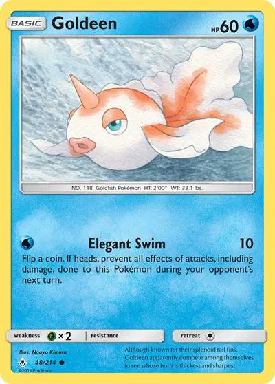 Sun & Moon Unbroken Bonds 48/214 Goldeen
