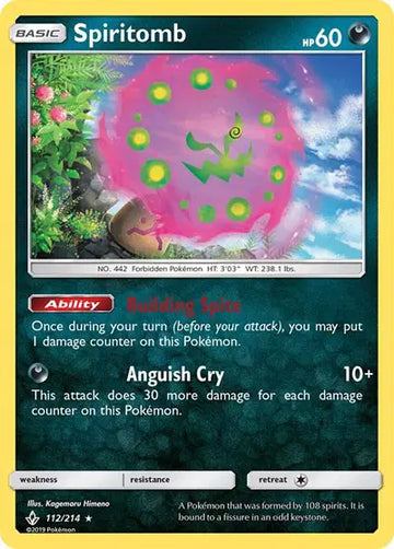 Sun & Moon Unbroken Bonds 112/214 Spiritomb
