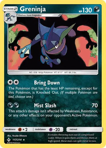 Sun & Moon Unbroken Bonds 117/214Greninja
