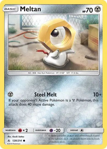 Sun & Moon Unbroken Bonds 128/214 Meltan