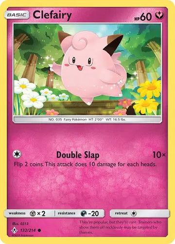 Sun & Moon Unbroken Bonds 132/214 Clefairy