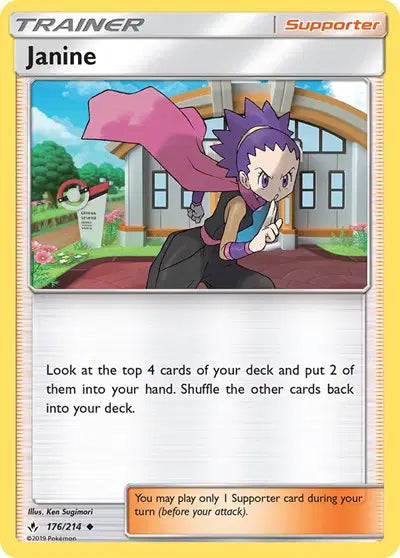Sun & Moon Unbroken Bonds 176/214 Janine
