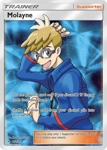 Sun & Moon Unbroken Bonds 212/214 Molayne (Full Art)