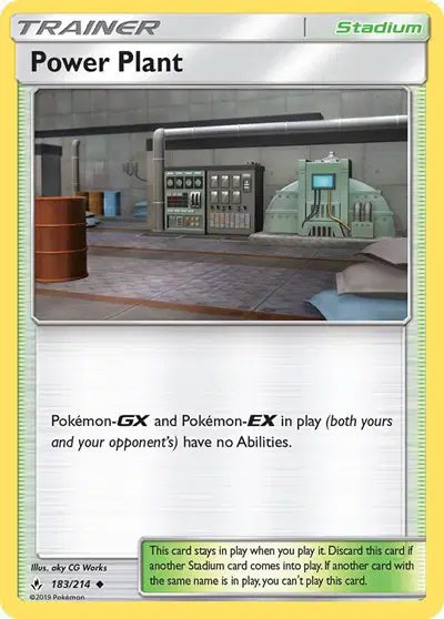 Sun & Moon Unbroken Bonds 183/214 Power Plant