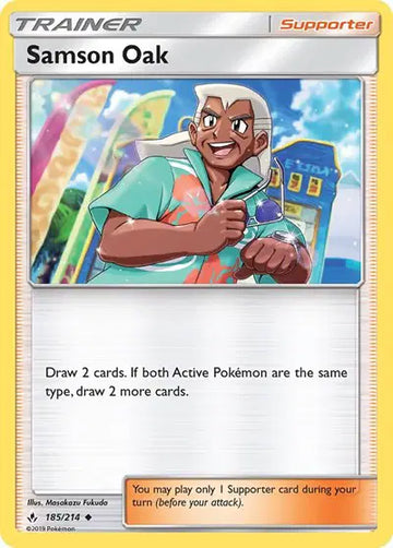 Sun & Moon Unbroken Bonds 185/214 Samson Oak