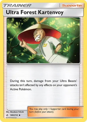 Sun & Moon Unbroken Bonds 188/214 Ultra Forest Kartenvoy