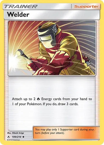 Sun & Moon Unbroken Bonds 189/214 Welder