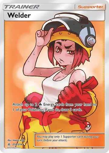 Sun & Moon Unbroken Bonds 214/214 Welder (Full Art)
